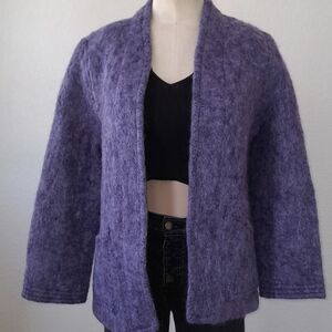 Freedom Wear New Ross Co. Vintage Mohair &  Wool blend Open Jacket